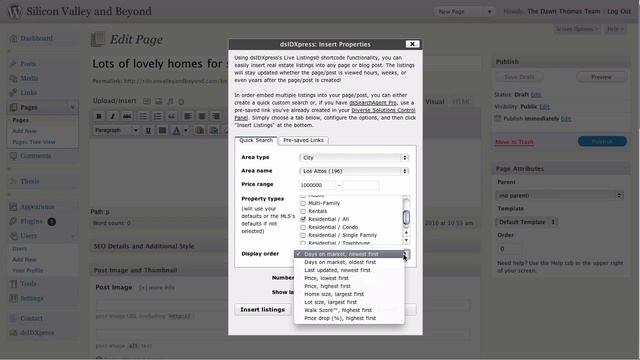 Inserting multiple property listings in your WordPress site смотреть онлайн