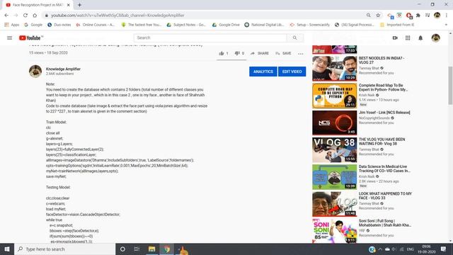 Complete Face Recognition Project Using MATLAB (Data Collection, Model Creation And Testing) смотреть онлайн