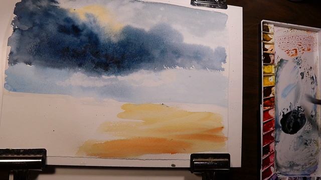 Акварель Пейзаж по Фото смотреть онлайн