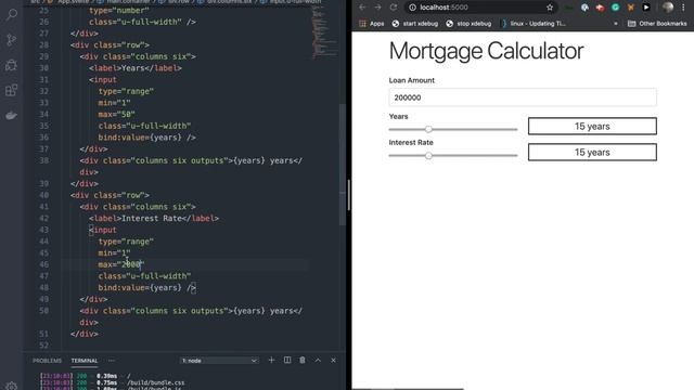 Svelte.js Project Base Tutorial - Mortgage Calculator App смотреть онлайн
