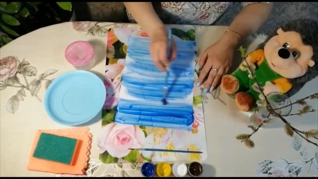 Рисование «Веточка вербы» Конобеева Л.В. смотреть онлайн