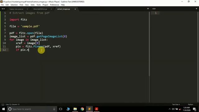 Extract images from pdf files | pdf handling with python | #pyGuru смотреть онлайн