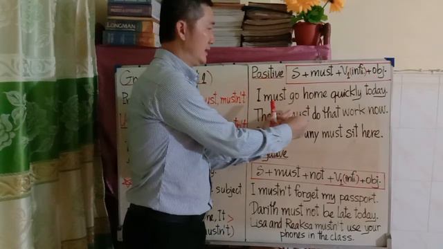 English, Grammar about Present Simple with must, mustn't (Part 1) смотреть онлайн