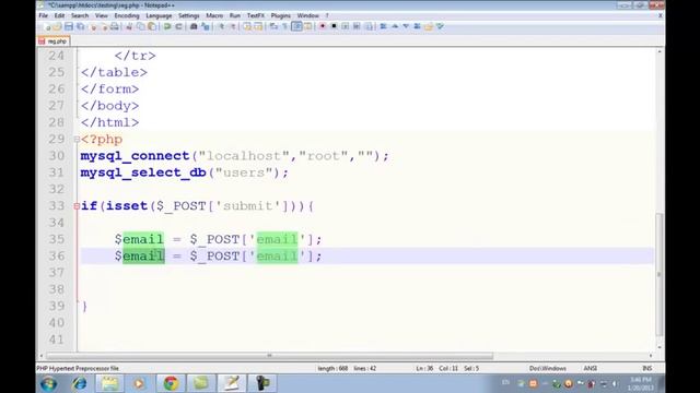URDU PHP MySQL Tutorials in Urdu Hindi Checking Existing Email in Database Part 2 смотреть онлайн