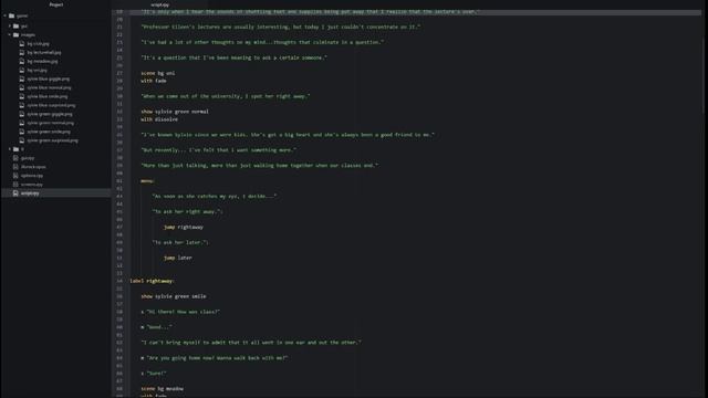 Ren'Py 7.0: Learning Ren'Py: Labels and Jumps смотреть онлайн