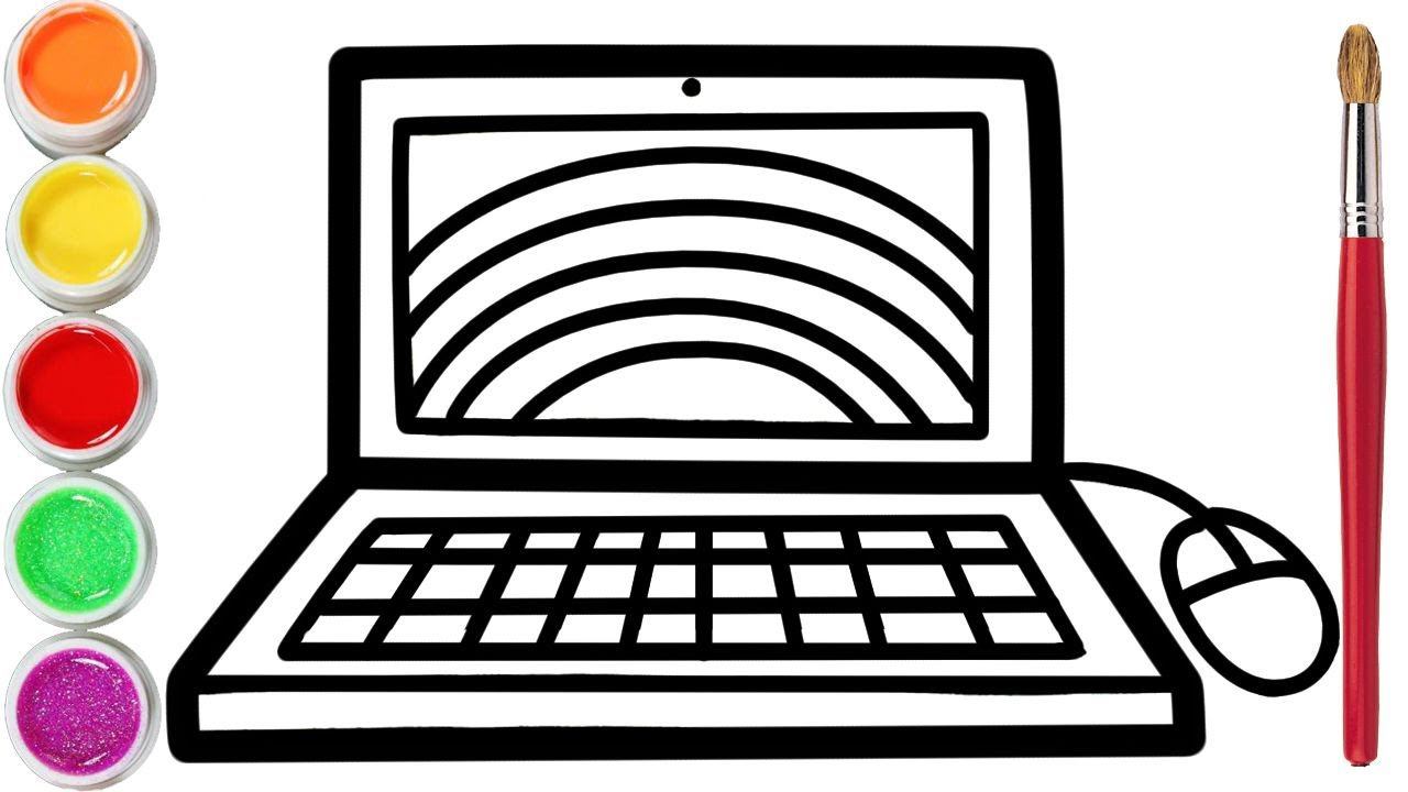 Bolalar Uchun Kompyuterni Qanday Chizish Mumkin/How To Draw A Computer For Children
