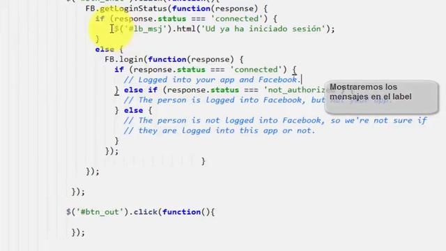 FACEBOOK API - SDK JAVASCRIPT FB.Login FB.getLoginStatus смотреть онлайн