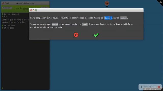 06 - (Revertendo Mudanças no Git) Learn Git Branching смотреть онлайн