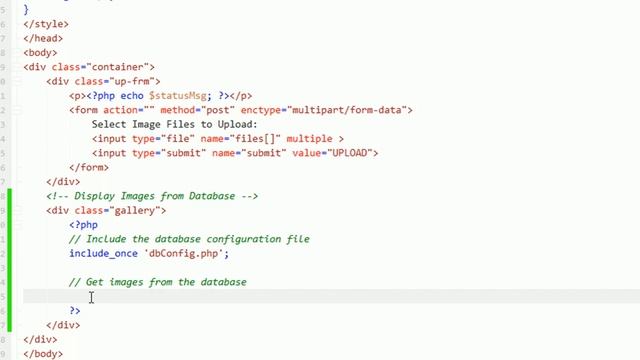 Upload Multiple Images and Store in Database using PHP and MySQL смотреть онлайн