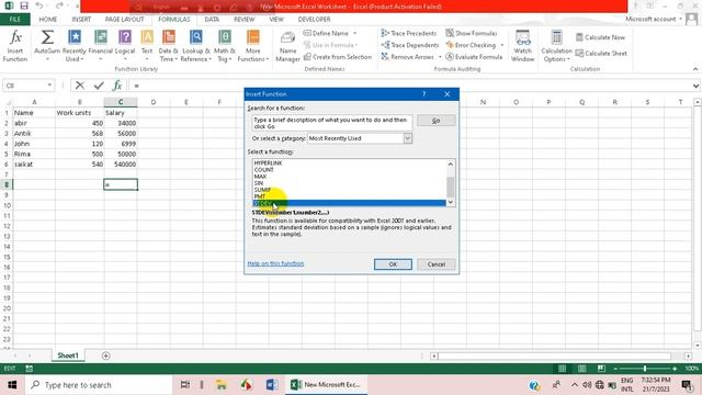 How to find standard deviation on excel 2023 | Initial Solution смотреть онлайн