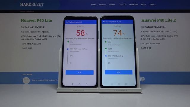 HUAWEI P40 Lite vs HUAWEI P40 Lite E - BENCHMARK ANTUTU TEST смотреть онлайн