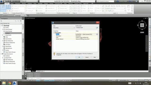AutoCAD Civil 3D 2014 - 12 Surface Contours Boundaries смотреть онлайн