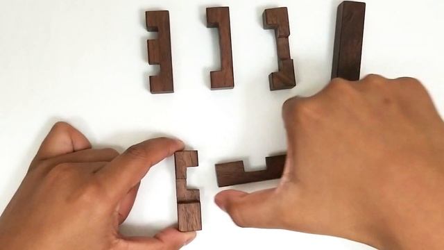How to solve a six piece wooden Burr Puzzle смотреть онлайн