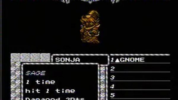 Might and Magic: Secret of the Inner Sanctum - NES Gameplay