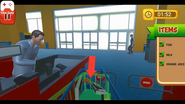 Virtual Supermarket Shopping Mall : Happy Family || Android Gameplay смотреть онлайн