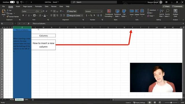 LEARN EXCEL ONLINE: How to Insert Rows, Columns, and Cells! смотреть онлайн