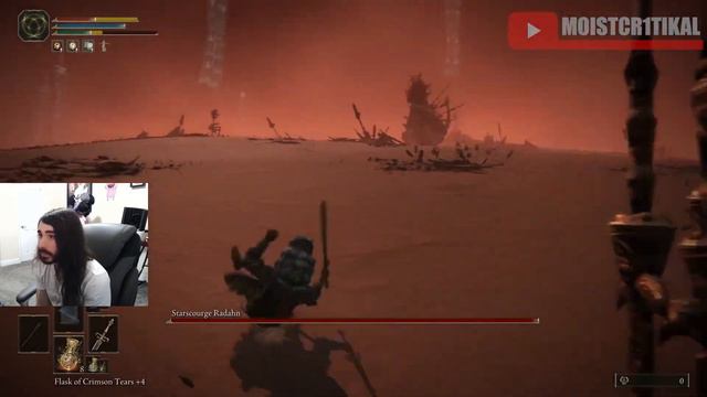 Lets Player's Reaction To Their Encounter With Starscourge Radahn - Elden Ring смотреть онлайн