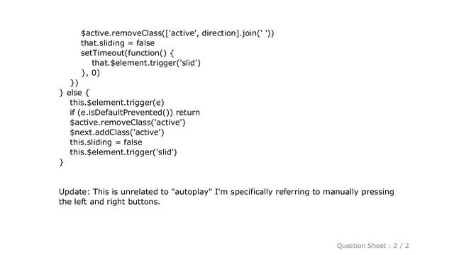 jQuery : Stop Twitter Bootstrap Carousel at the end of it's slides смотреть онлайн