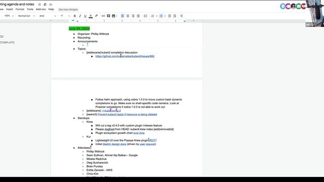 Kubernetes SIG CLI 20200729 смотреть онлайн