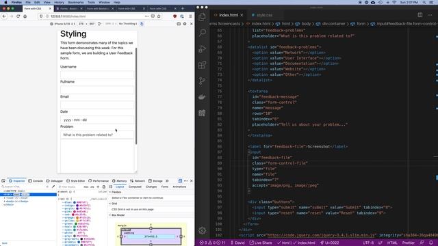 WEB222 Week 10 Part 4: Styling Forms with Bootstrap смотреть онлайн