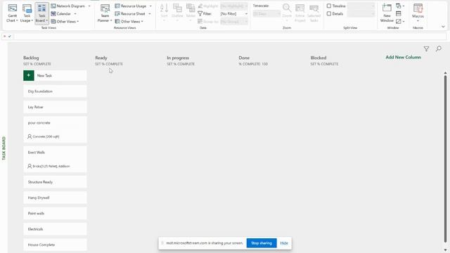 KANBAN in Microsoft Project смотреть онлайн