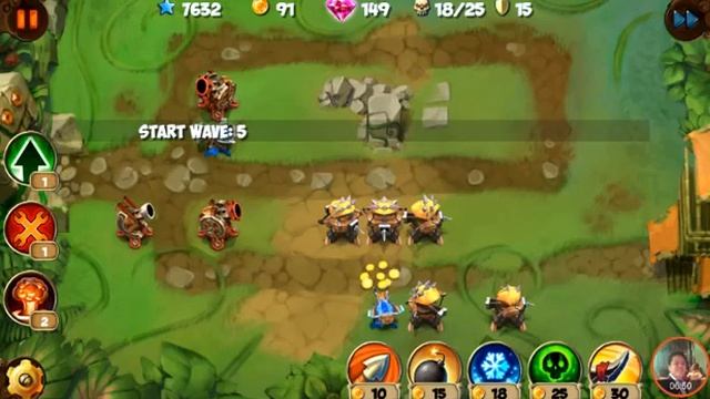 Goblin Defenders Steel n Wood Normal Perfect 3 star TD Level 2 смотреть онлайн