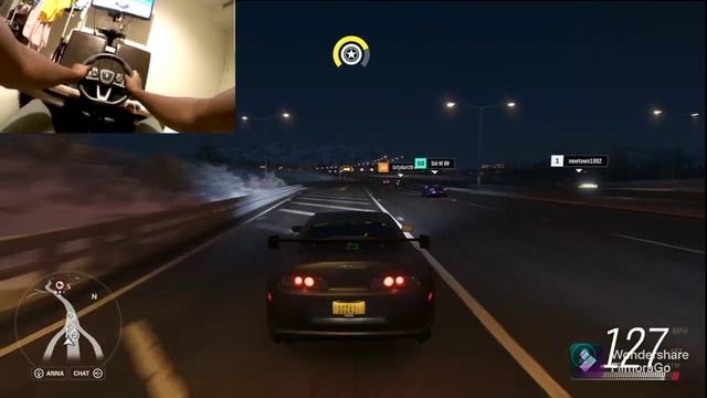 1601HP Toyota Supra - Forza Horizon 4 | Racing Wheel overdrive gameplay смотреть онлайн