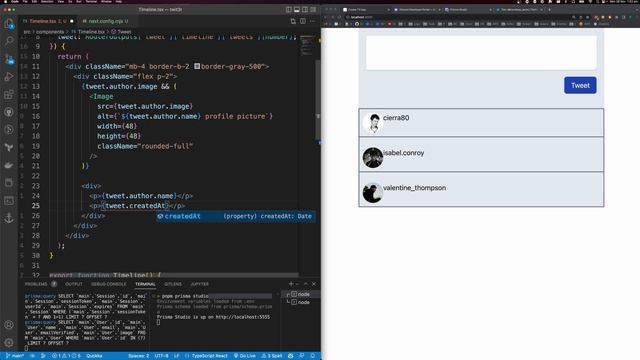 Build a Twitter Clone with the T3 Stack - tRPC, Next.js, Prisma, Tailwind & Zod смотреть онлайн