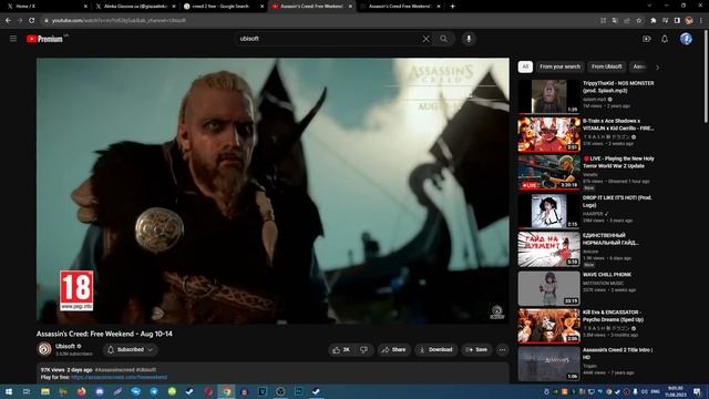 Ассасин Крид Вальгалла Бесплатные Выходные от Ubisoft смотреть онлайн