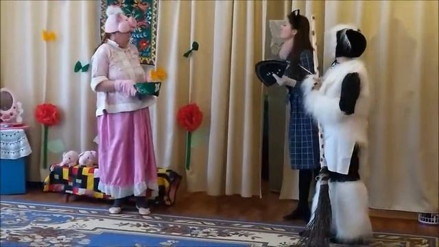 "Кошкин дом" День театра в дошкольном отделении смотреть онлайн