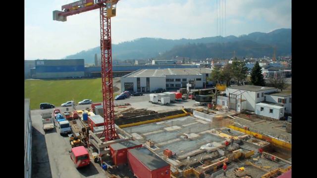 Timelapse of Optiprint's construction site смотреть онлайн