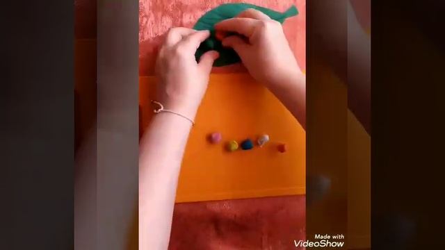Гусеница / лепка