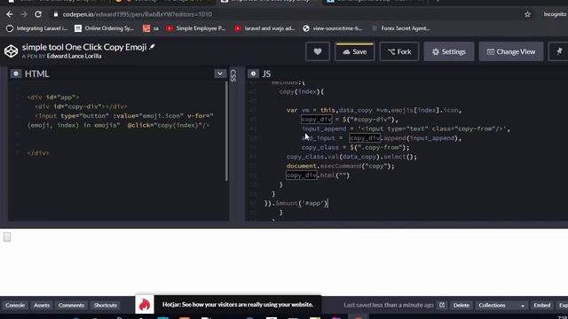 vuejs simple tool One Click Copy Emoji смотреть онлайн