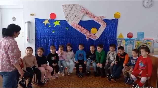 День космонавтики отметили в старшей группе смотреть онлайн