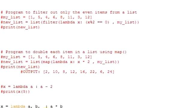 Python Tutorial 4: Python Lambda смотреть онлайн