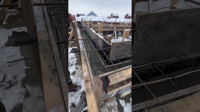 Льем бетон зимой, тонкости работы. Фундамент зимой есть нюансы смотреть онлайн