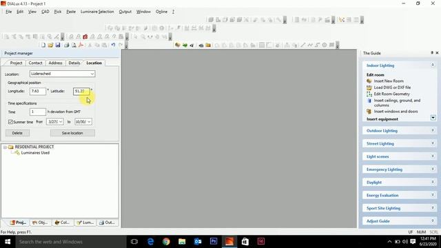 Dialux 4.13 Tutorials For Beginners Part-1 // How To Create Room