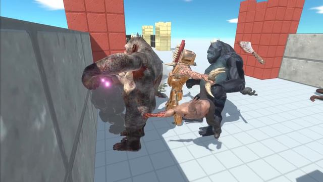 GORO BROTHERS + KONG + DEMOGORGON + 3X PRIMATES + ELIXIR GOLEM CLASH ROYALE VS SCOURGE + SPINO + смотреть онлайн