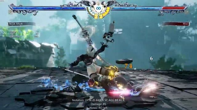 Soulcalibur 6 (Season 2) - 2B Tech - A+B|[A+B] Lethal Hit Combos смотреть онлайн