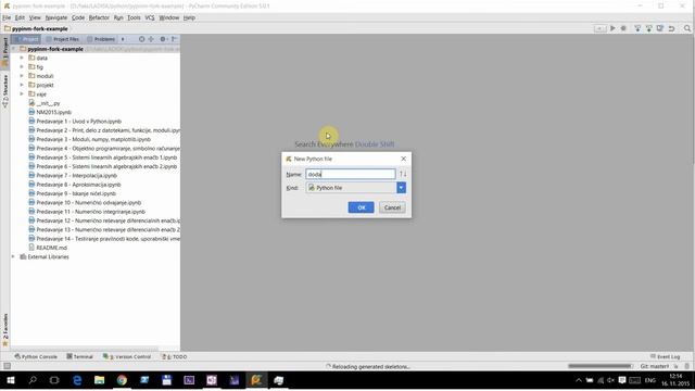 Fork of a GitHub repository and checkout with Pycharm смотреть онлайн