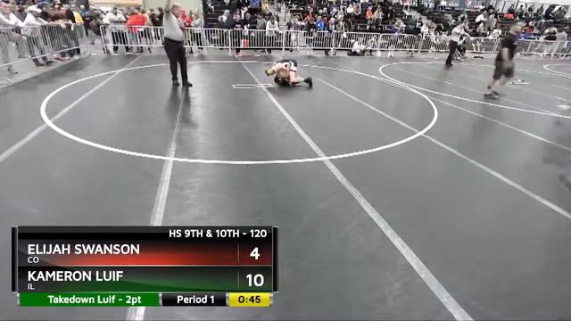 120 Lbs Champ. Round 2 - Kameron Luif, IL Vs Elijah Swanson, CO 1b59 смотреть онлайн