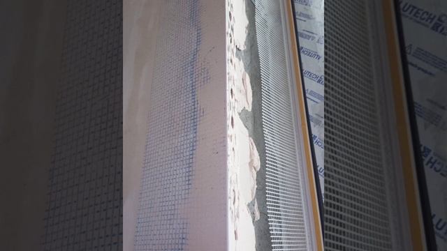 Установка профиль примыкания Отделка откосов, профиль примыкания