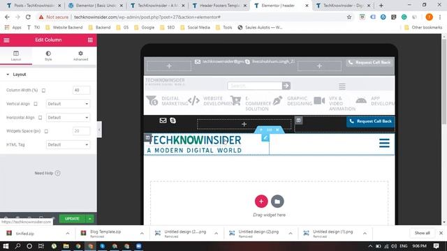 #8 - Mobile Optimize Website, Linking of PopUp & Menu in Elementor - WordPress | Shubham.Online смотреть онлайн