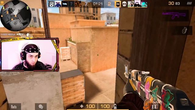 СЫГРАЛ ММ ТОЛЬКО В ПРЫЖКЕ С ДРОБЬЮ ПРОТИВ ХАГИ ВАГИ В STANDOFF 2 / СТАНДОФФ 2 смотреть онлайн