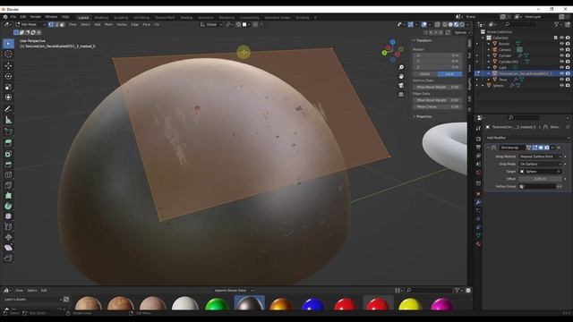 How to Add DECALS with the Blender Shrinkwrap Modifier смотреть онлайн