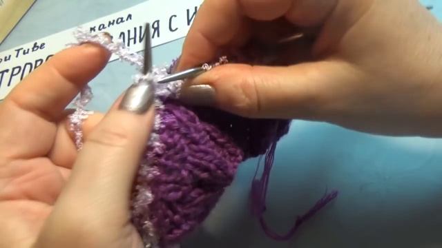 ШАПОЧКА С УШКАМИ ИЗ ПРЯЖИ ЗИКЗАК#241 смотреть онлайн