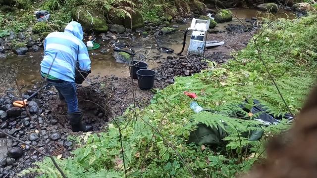 Добыча золота из ручья мини драгой смотреть онлайн