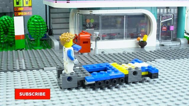 LEGO Car Crashes In SlowMotion - Nascar Speed Champions Build