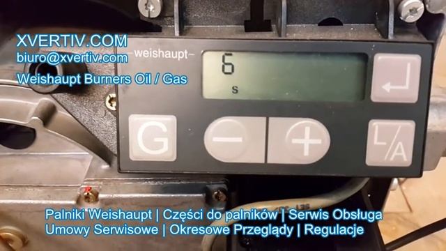 Burner Weishaupt WG 30N/1-C moc 40-350 kW Minimalna Moc / minimal power смотреть онлайн