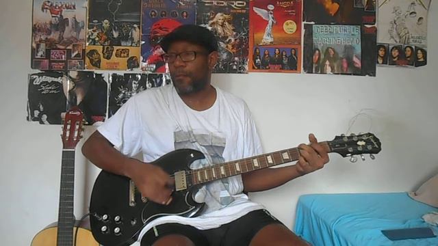 Hot love T.Rex guitar cover смотреть онлайн